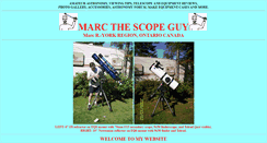 Desktop Screenshot of marcthescopeguy.com