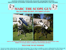 Tablet Screenshot of marcthescopeguy.com